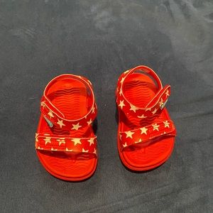 Red Native sandals